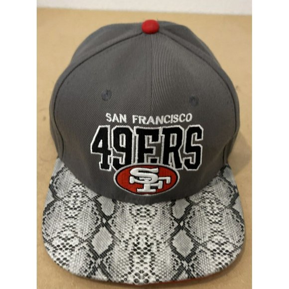 Mitchell Ness San Francisco 49ers Vintage Collection Snake Skin Hat Strapback - Picture 1 of 6